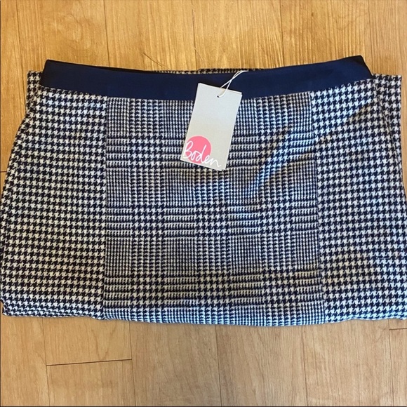 Boden British Tweed Skirt New Size 6 fits 4 - Picture 1 of 3